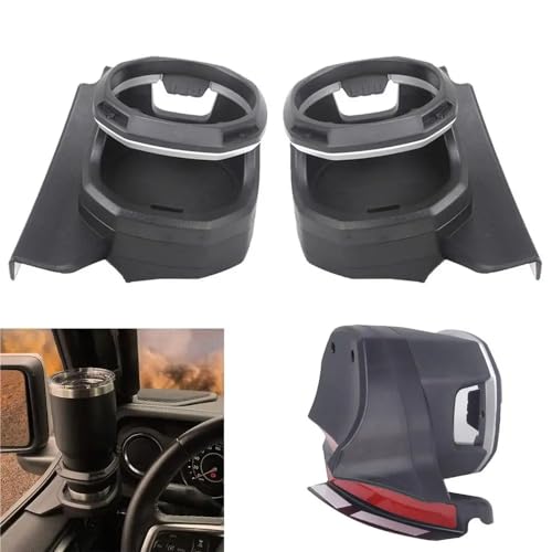 Car Door Cup Holder ABS Door Window Bottle Organizer Stand Car Accessories for Jeep Wrangler JL 4