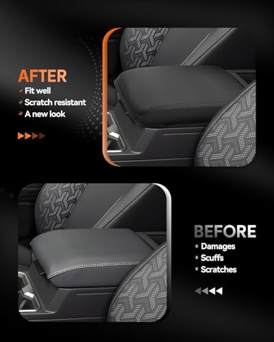 for 2024 2025 2026 Toyota Tacoma Center Console Cover Armrest Box Cover for Tacoma