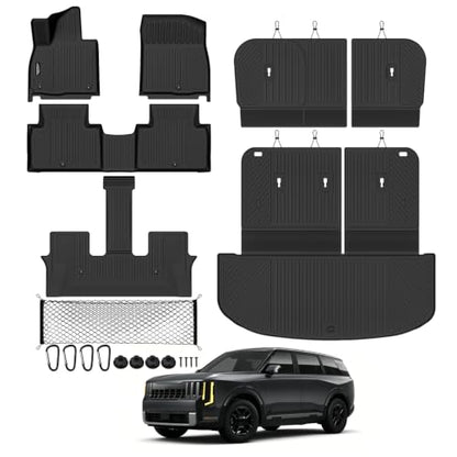 Floor Mat Set for 2027 Kia Telluride Gas 8 Seat