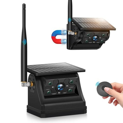 Portable 1080P Solar Magnetic Wireless Backup Camera with IR Night Vision