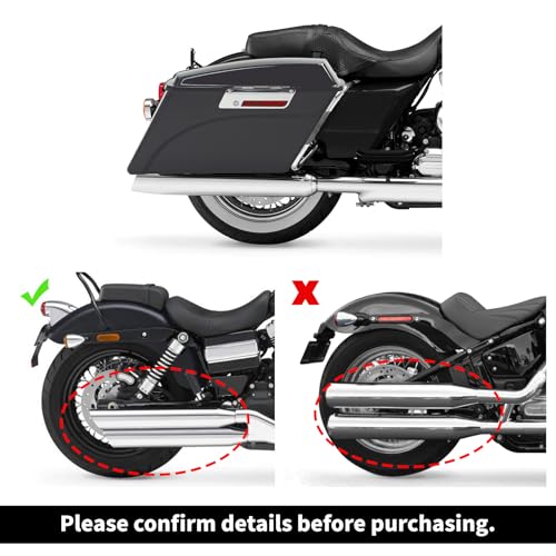Motorcycle Saddlebags Hard Saddle Bags For Harley Touring 1993 (2 Count)