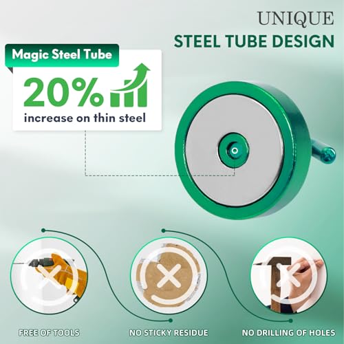 Magnetic Hooks Steel Tube Design for Cruise (10 Count)