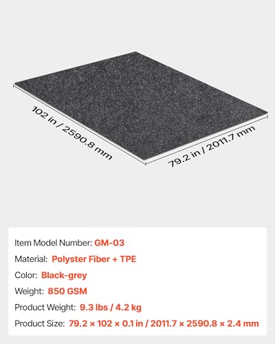 Waterproof Garage Floor Mat for Under Car