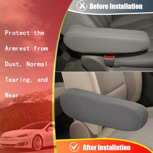 2PC Car Front Seat Armrest Covers