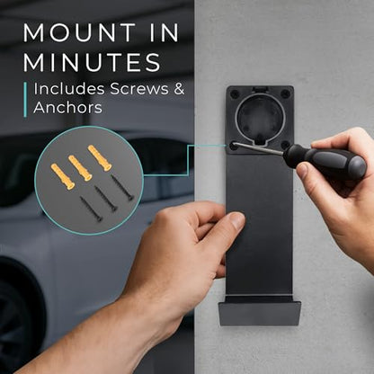 Electric Vehicle Charger Nozzle Holster Dock & J