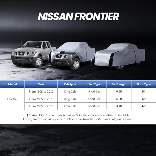 Multi Layer Nissan Frontier Truck Cover