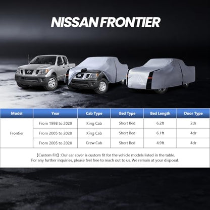 Multi Layer Nissan Frontier Truck Cover