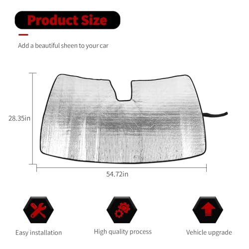 Windshield Sunshade Sun Shade Heat Shield Window Sun Visor Mat for Dodge Durango 2011