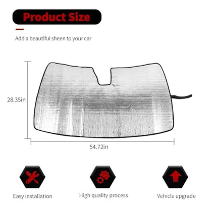 Windshield Sunshade Sun Shade Heat Shield Window Sun Visor Mat for Dodge Durango 2011