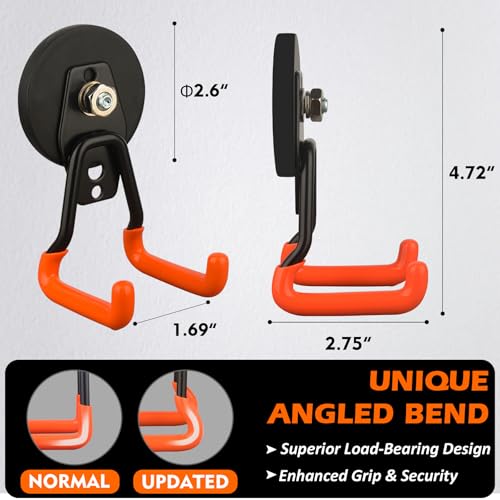 Updated Strong Magnetic Hooks Heavy Duty (2 Count)
