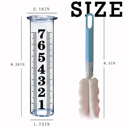 7 Inch Plastic Rain Gauge Replacement Tube