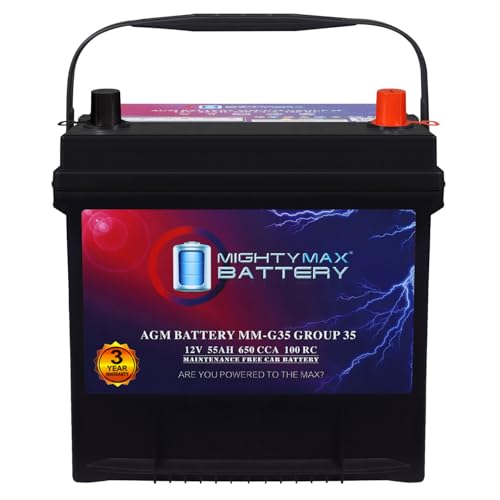 MM G35 Start and Stop Car BCI Group Size 35 12V 55Ah