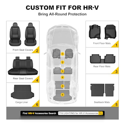 Full Set Floor Mats Fit for Honda HRV 2023