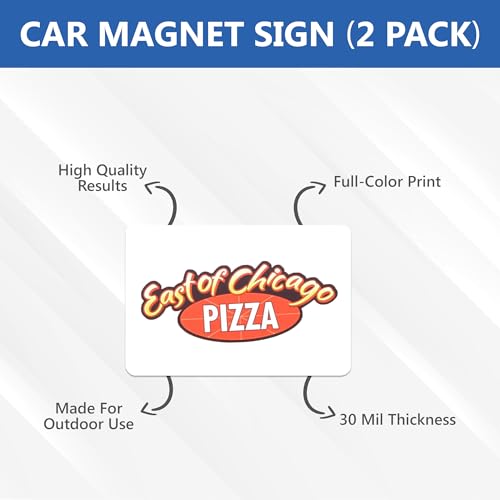 Custom Car Magnet Signs for Advertising and Promotion (2 Count)