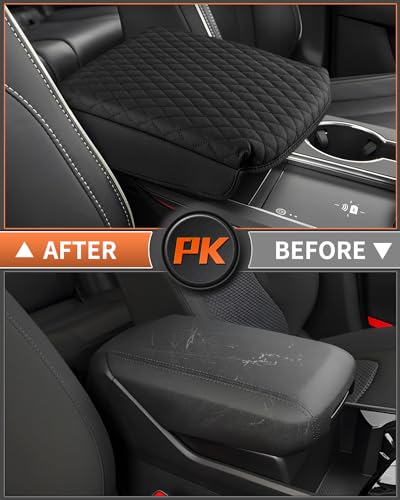 Custom Fit for Center Console Cover Acura MDX 2022 2023 2024 2025 2026 Accessories Armrest Cover Center Console Pad PU Leather Armrest Seat Box Cover Protector Anti