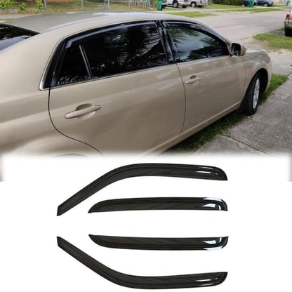4PCS Side Window Wind Deflectors for Toyota Avalon 2005 (4 Count)
