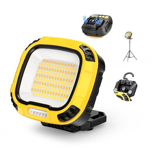 Portable Work Light with Magnetic 7500 mAh Rechargeable