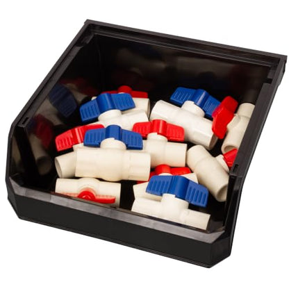 Medium Wide Stackable Plastic Storage Bins