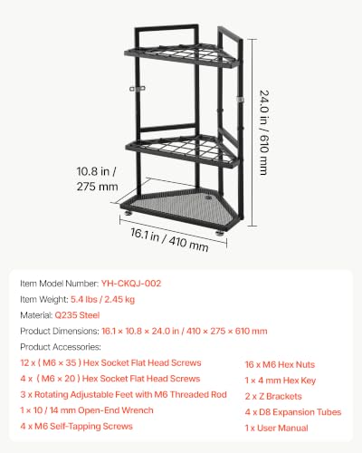 Garden Tool Organizer for Corner