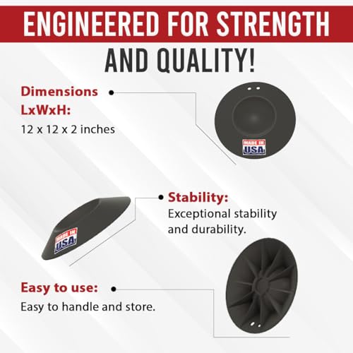 USA Made Improved Unbreakable Wheel Dock with Rope Handle