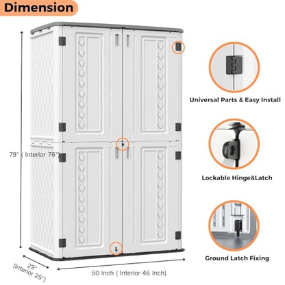 Resin Outdoor Storage Shed