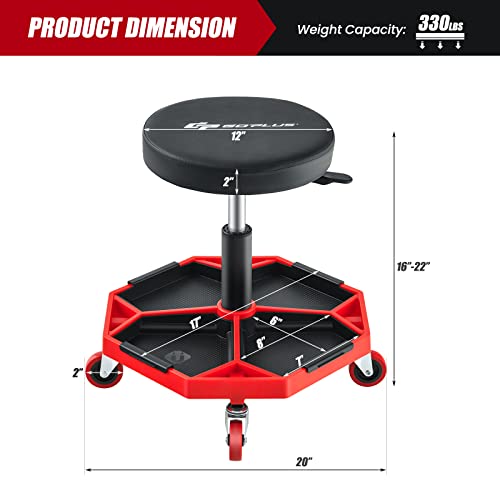 Rolling Garage Stool