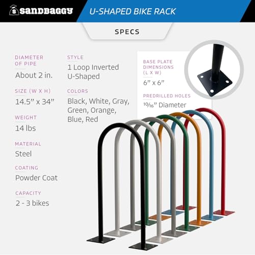 U Shaped Bike Rack
