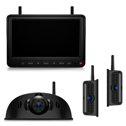 HD 1080P 7" Wireless 3 Backup Camera System for Furrion Pre (3 Count)