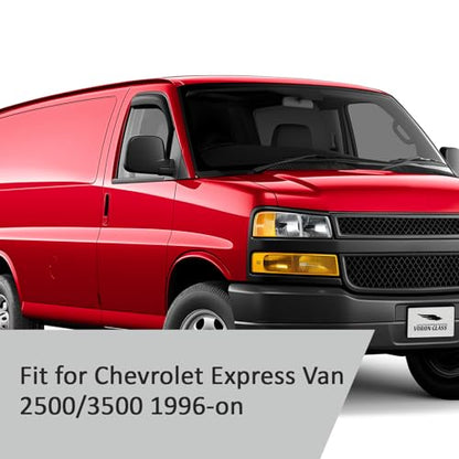 in Channel Extra Durable Rain Guards for Chevrolet Express Van 2500
