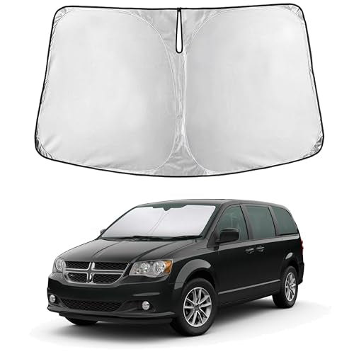 Windshield Sunshade Compatible for Dodge Caravan 2008