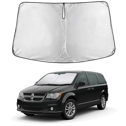 Windshield Sunshade Compatible for Dodge Caravan 2008