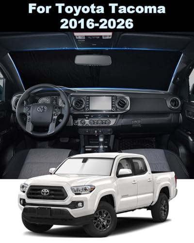 Foldable Front Windshield Sunshade fit for Toyota Tacoma 2016