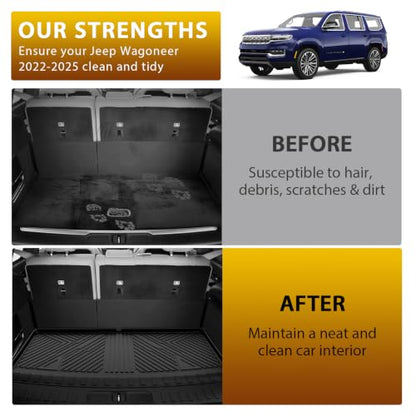 Floor Mats Cargo Liner for Jeep Wagoneer 2022