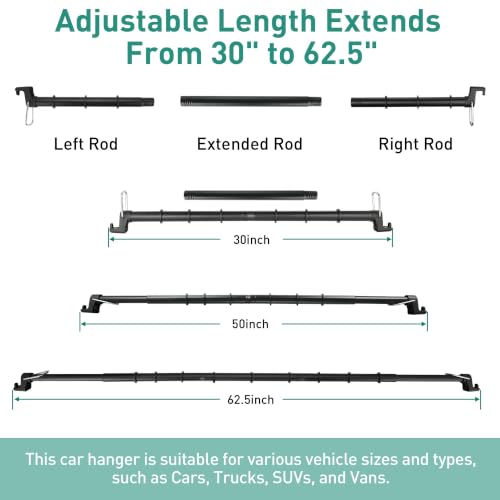 Car Clothes Hanger Bar