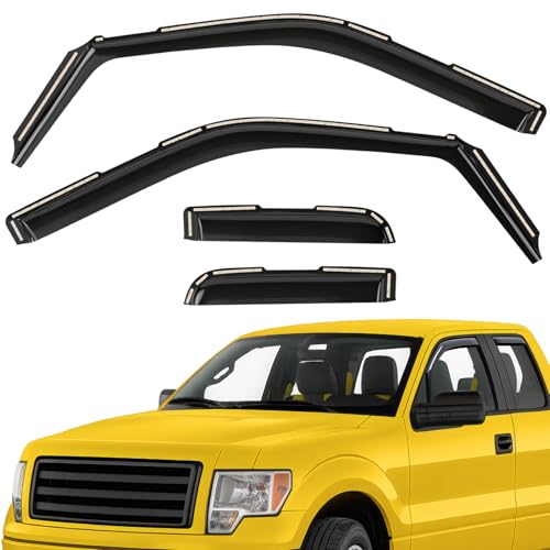 Extra Durable Window Deflectors in (4 Count)