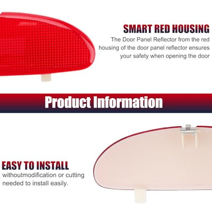 Front Inner Door Panel Reflector with Buckle for C5 Corvette 1997