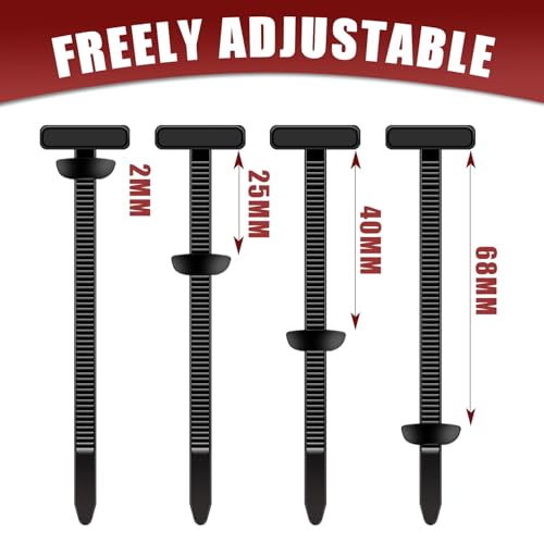 200 Pack Nylon Universal Cable Tie Buckle Zip Tie (200 Count)