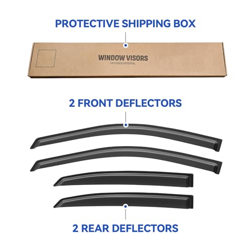 Window Visors Rain Guards for 2010 (4 Count)