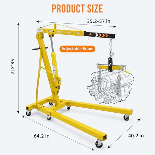 Engine Hoist with Lever