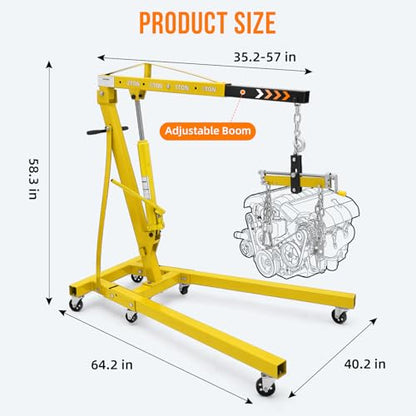 Engine Hoist with Lever