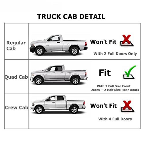 Tape On Rain Guards Compatible with Ford Ranger 19