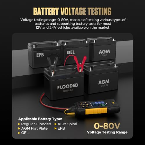 Car Battery Tester 12V 24V