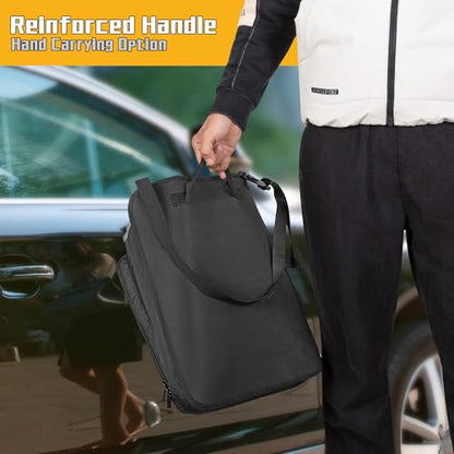 Car Front Seat Organizer with Accordion File Pocket