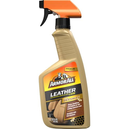 Car Leather Cleaner Spray with Beeswax (16 Fl Oz)
