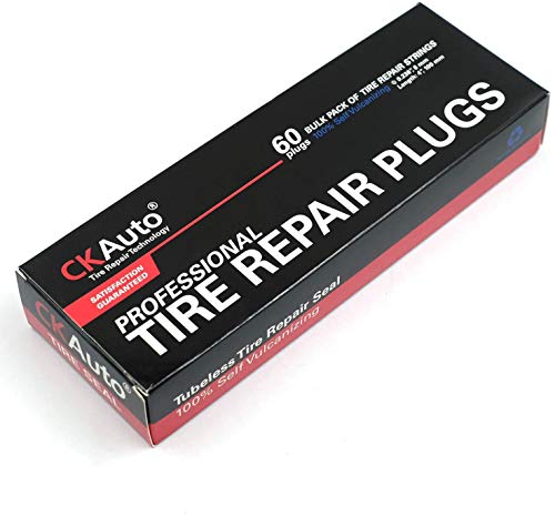 60 pcs 4" Brown Tire Repair Strings Tire Repair Plugs (60 Count)