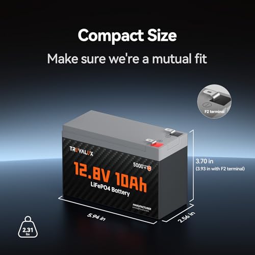 12V 10Ah Lithium LiFePO4 Battery