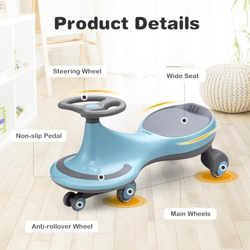 Wiggle Car 2 in 1 Swing Car for Kids