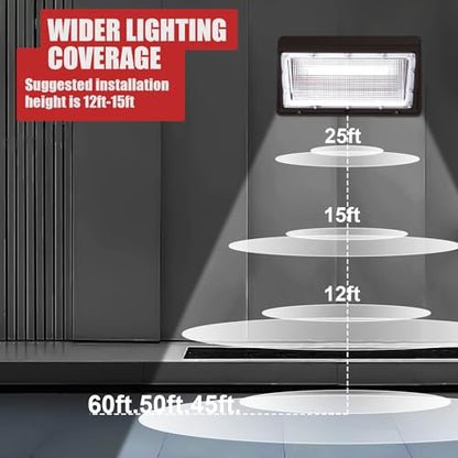 120W 4 Pack LED Wall Pack (4 Count)
