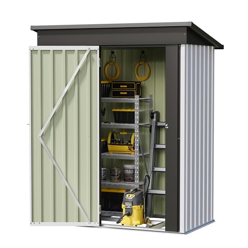5x3 FT Outdoor Storage Shed with Floor Frame