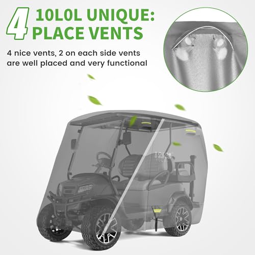 650D Golf Cart Cover for 2